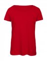 Dames T-shirt Triblend B&C TW056 Red